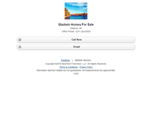 Tablet Screenshot of gladwin.homesandland.com