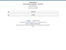 Tablet Screenshot of jackaldrich.homesandland.com