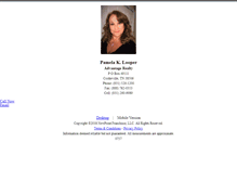 Tablet Screenshot of pamlooper.homesandland.com