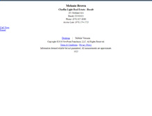 Tablet Screenshot of melaniebrown.homesandland.com