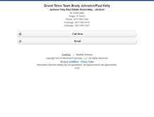 Tablet Screenshot of grandtetonteam.homesandland.com