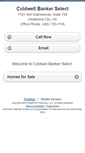 Mobile Screenshot of coldwellbankerselectokc.homesandland.com