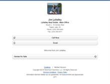 Tablet Screenshot of jimlavalley.homesandland.com