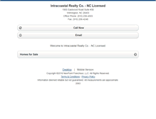 Tablet Screenshot of intracoastal.homesandland.com