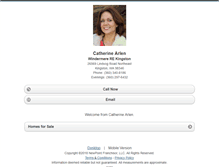 Tablet Screenshot of catherinearlen.homesandland.com