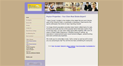 Desktop Screenshot of peytonproperties.homesandland.com