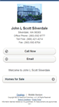 Mobile Screenshot of johnlscottsilverdale.homesandland.com