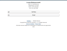 Tablet Screenshot of louisemokszanoski.homesandland.com