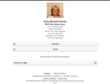 Tablet Screenshot of dianabirdwell.homesandland.com