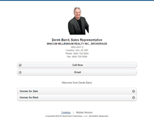 Tablet Screenshot of derekbaird.homesandland.com