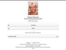 Tablet Screenshot of kathryndiamond.homesandland.com