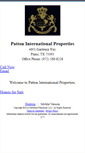 Mobile Screenshot of pattoninternationalproperties.homesandland.com