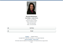 Tablet Screenshot of amandam.homesandland.com