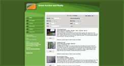 Desktop Screenshot of greenauctionrealty.homesandland.com
