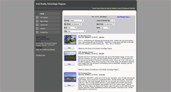 Desktop Screenshot of exitrealtyadvantage.homesandland.com