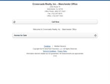 Tablet Screenshot of manchestercrossroads.homesandland.com