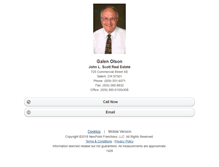 Tablet Screenshot of galenolson.homesandland.com