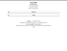 Tablet Screenshot of larrywattsiowa.homesandland.com