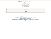 Tablet Screenshot of eahhousing.homesandland.com