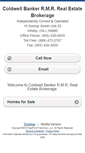 Mobile Screenshot of coldwellbankerrmrwhitby.homesandland.com