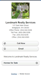 Mobile Screenshot of landmarkrealtyservices.homesandland.com