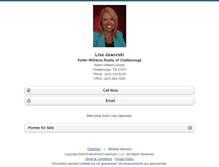 Tablet Screenshot of lisajaworski.homesandland.com
