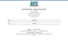 Tablet Screenshot of exitofspokane.homesandland.com