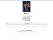 Tablet Screenshot of billbickel.homesandland.com