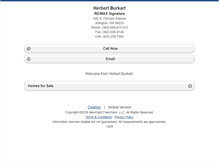 Tablet Screenshot of herbert.burkart.homesandland.com