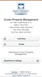 Mobile Screenshot of crownproperties.homesandland.com