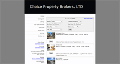 Desktop Screenshot of choicepropertybrokers.homesandland.com