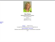 Tablet Screenshot of marydenton.homesandland.com