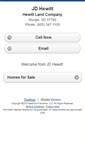 Mobile Screenshot of jdhewitt.homesandland.com