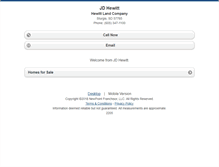 Tablet Screenshot of jdhewitt.homesandland.com