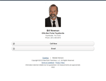 Tablet Screenshot of billnewman.homesandland.com