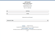 Tablet Screenshot of jjessellremaxrealtyagency.homesandland.com