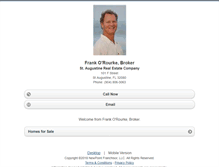 Tablet Screenshot of frankorourke.homesandland.com