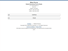 Tablet Screenshot of ellenpurvis.homesandland.com
