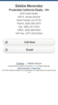 Mobile Screenshot of debbiemenendez.homesandland.com