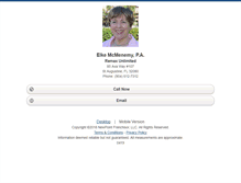 Tablet Screenshot of elkemcmenemy.homesandland.com
