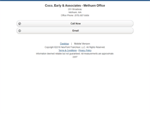 Tablet Screenshot of cocoearlymethuen.homesandland.com