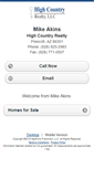 Mobile Screenshot of highcountryaz.homesandland.com