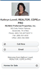 Mobile Screenshot of kathylovell.homesandland.com