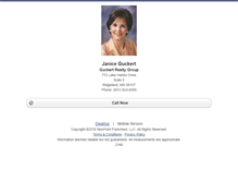 Tablet Screenshot of janiceguckert.homesandland.com