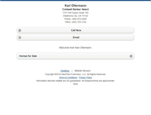 Tablet Screenshot of karloltermann.homesandland.com