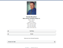 Tablet Screenshot of kendalbrazelton.homesandland.com