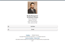 Tablet Screenshot of bumgarnerb.homesandland.com