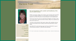 Desktop Screenshot of marlenefrost.homesandland.com