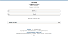 Tablet Screenshot of carlpike.homesandland.com