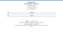 Tablet Screenshot of heatherkent.homesandland.com